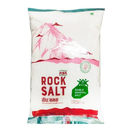 Crystal Pink Rock Salt: 1 kg