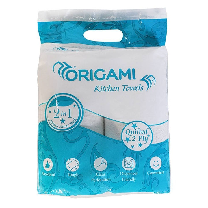 Origami So Soft Godya 2-In-1 Kitchen Tissue Towel : 2 Units