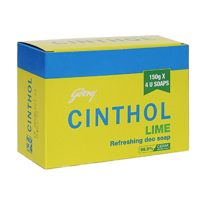 Cinthol Lime Soap 4X100 Gm