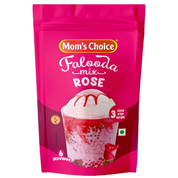 Mom's Choice Falooda Mix - Rose : 200 gm