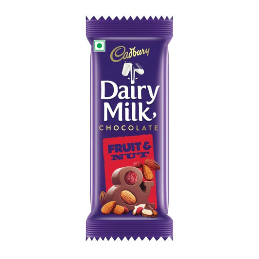 Cadbury Fruit And Nut Chocolate Bar - 80 Gm