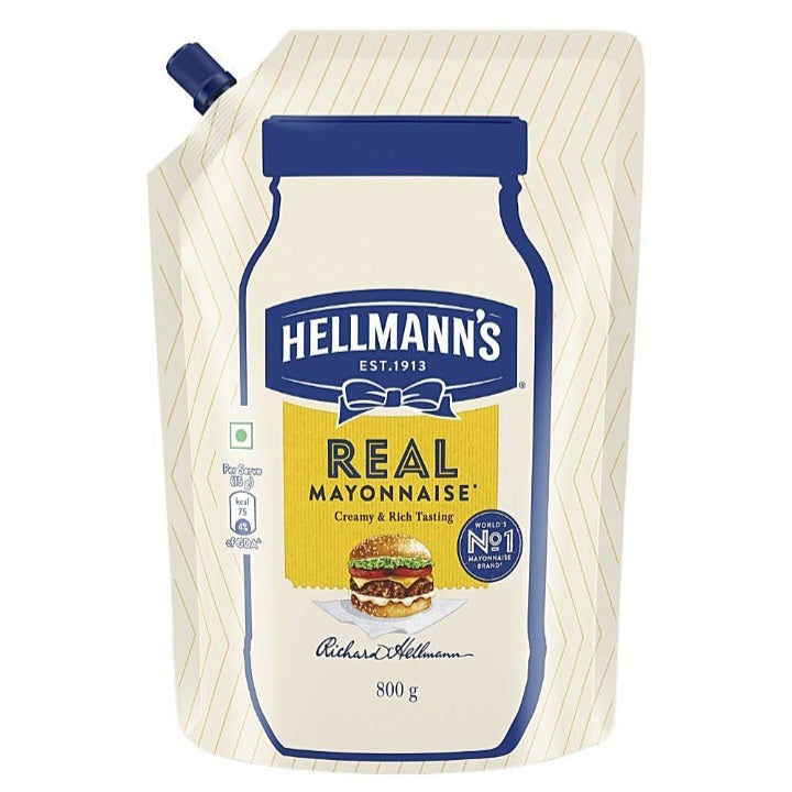 Hellmann's Real Mayonnaise : 800 gms