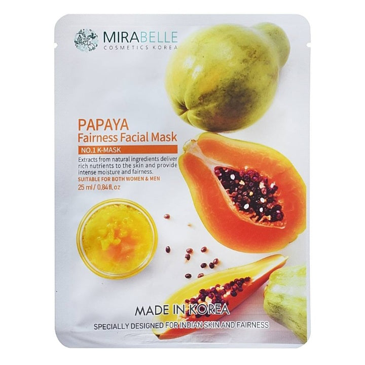 Mirabelle Papaya Fairness Facial No.1 K-Mask : 25 ml