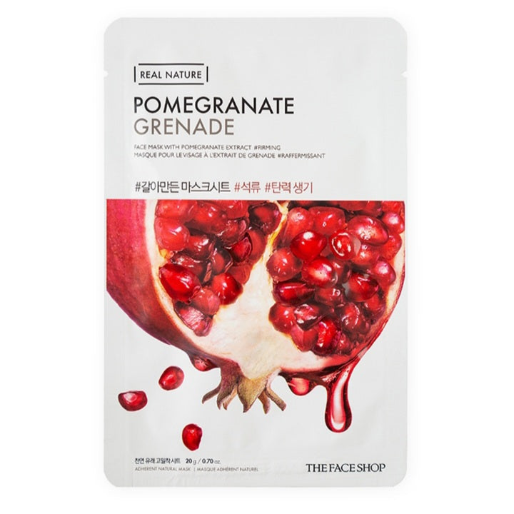The Face Shop Real Nature Pomegranate Sheet Mask : 20 gms