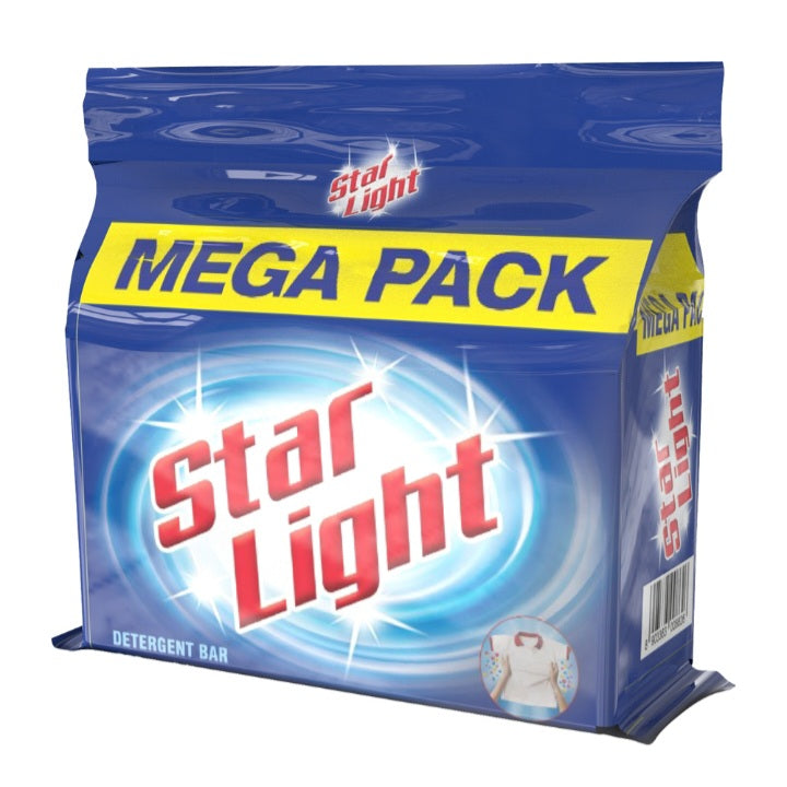 Star Light Detergent Bar : 6x250 gms