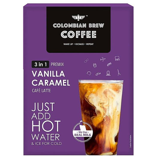 Colombian Brew Cappuccino Coffee Premix: 8 Sachets