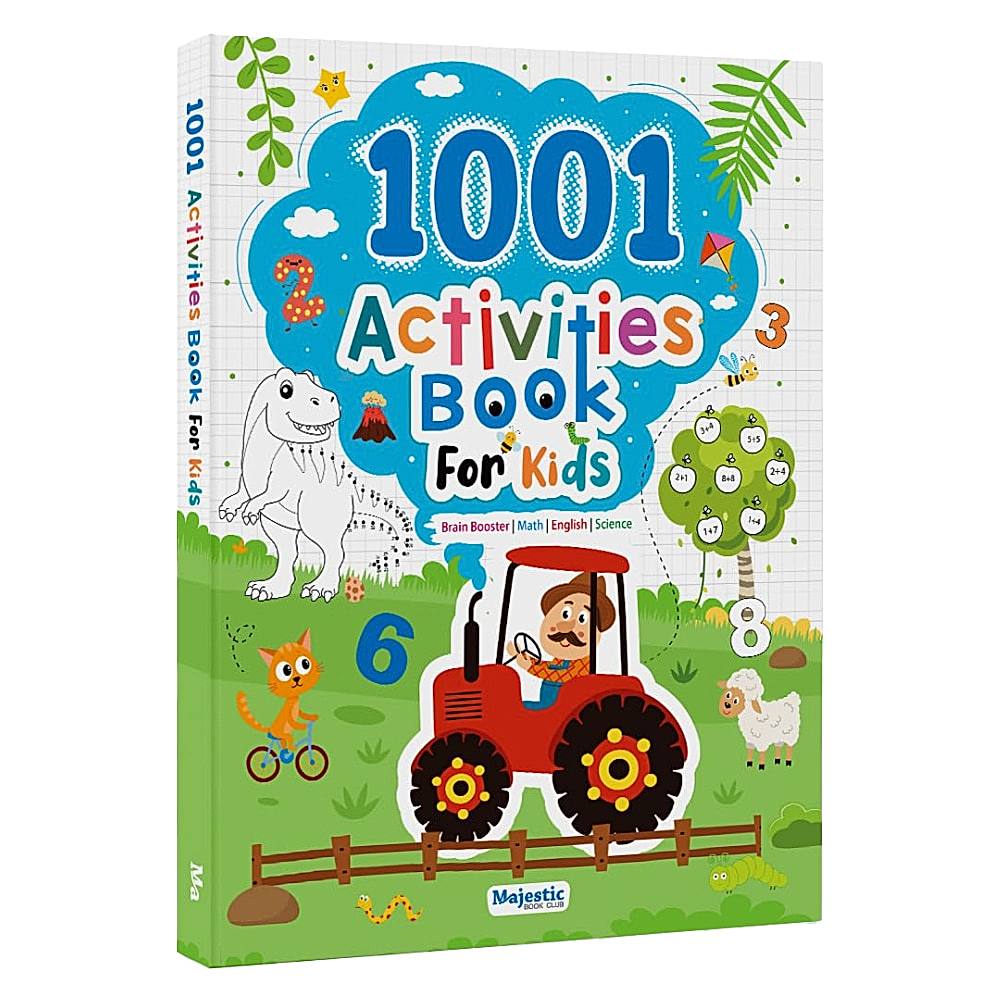 1001 Activity Book For Children | Majestic | Early Learning Book - 1 Unit