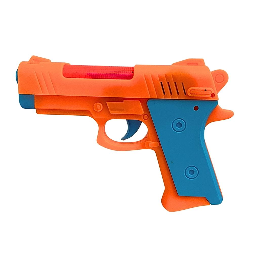 Apex Battery Operated Musical Gun (Orange ) - 1 Unit