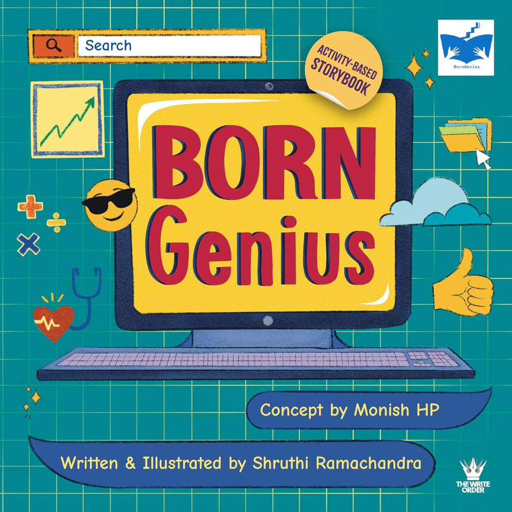 Born Genius By Monish HP & Shruthi Ramachandra | Early Learning Book - 1 Unit