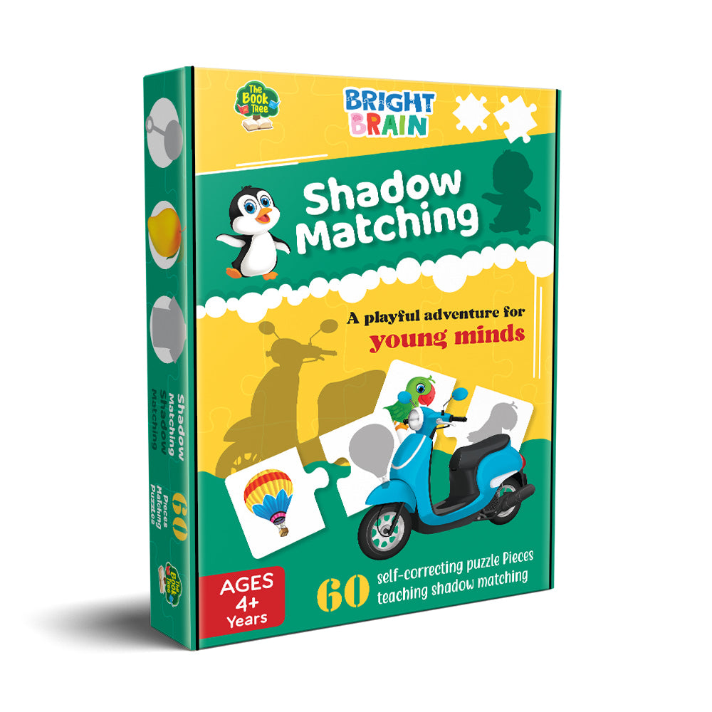 Bright Brain Shadow Matching 60 (30 Sets) | Majestic | Children's Activity | Early Learning - 1 Unit