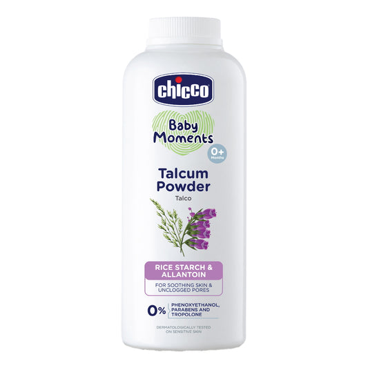 Chicco Baby Moments Talcum Powder Rice Starch & Allantoin - 300 g