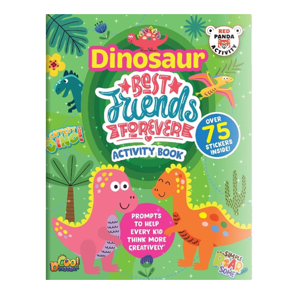 Dinosaur Best Friends Forever Activity Book | Red Panda - 1 U