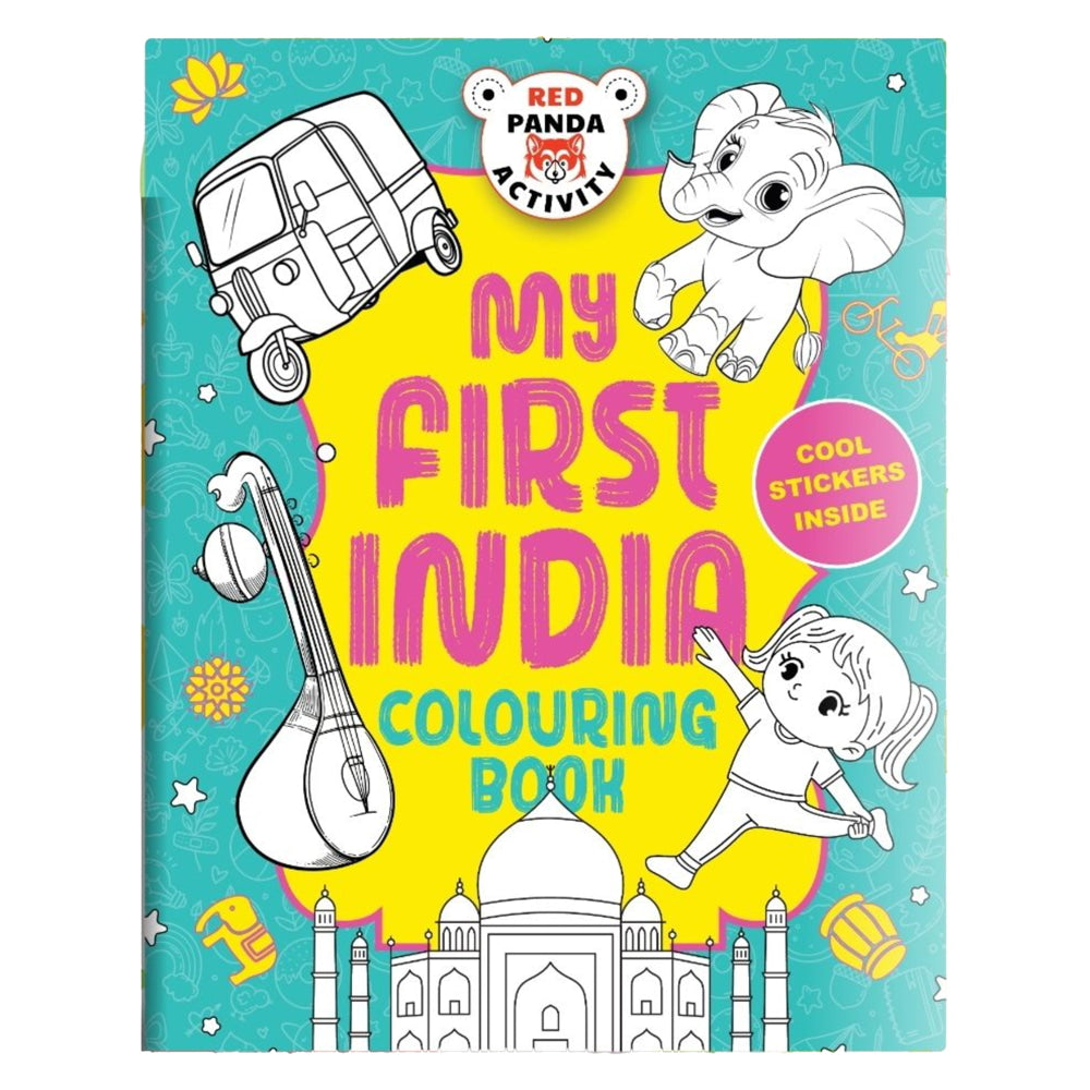 My First India Colouring Book | Red Panda | Children's Activity Book - 1 Unit