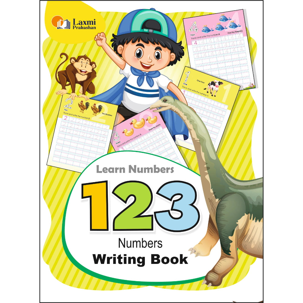 Number Writing Book | Majestic | Children's Activity Book - 1 Unit