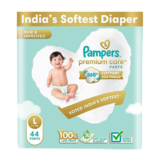Pampers Premium Care Pants - Large (L) - 44 U