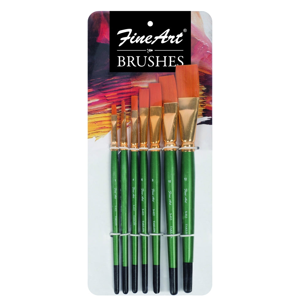Pidilite Fine Art Paint Brushes (Sizes - 1+2+4+6+8+10+12) - Set Of 7 - 7 U