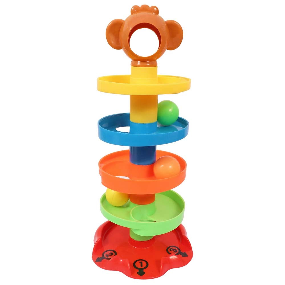 Toyshine 5 Layer Plastic Stack For Kids - Multicolour - 1 U