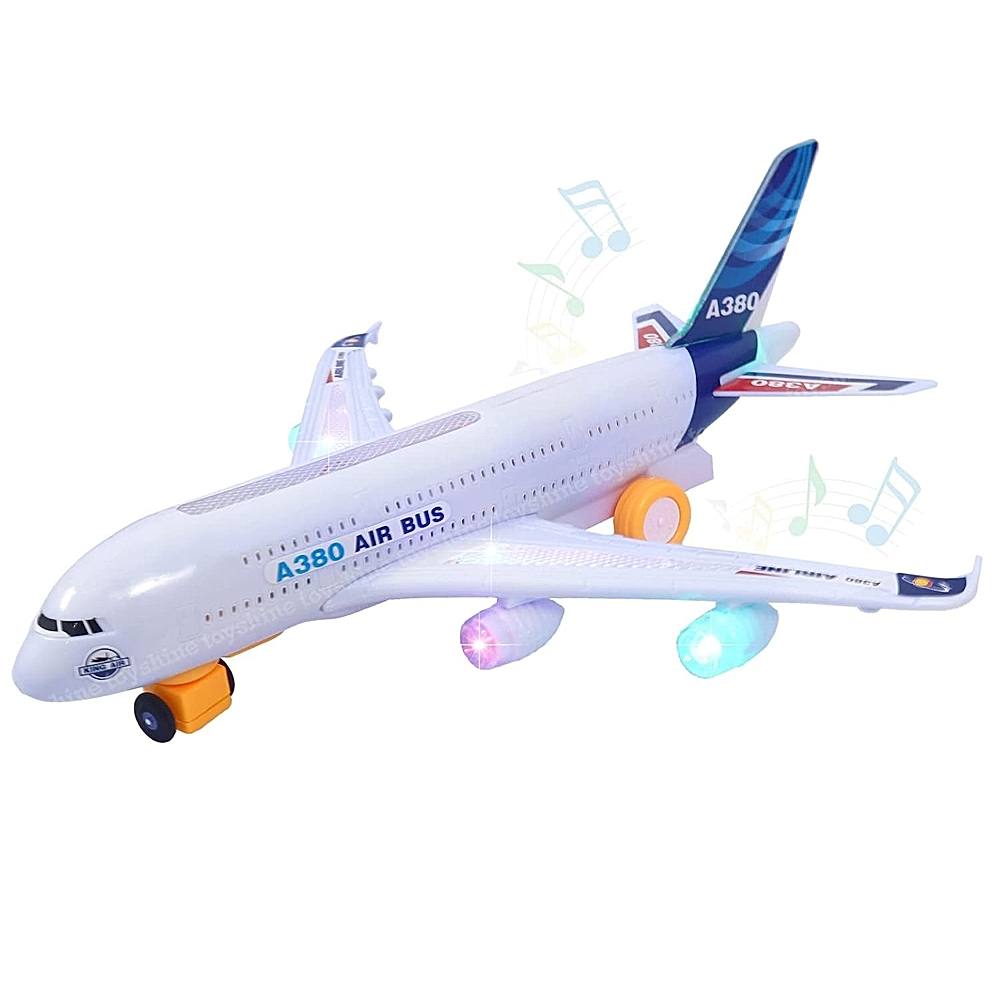 Toyshine Bump And Go Aeroplane - Multicolour - 1 U