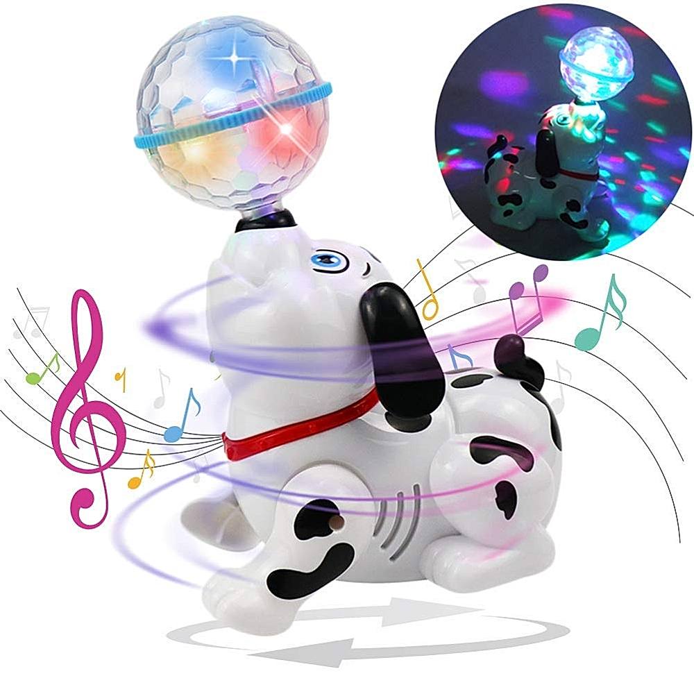 Toyshine Dancing Dog With Music & Lights - Multicolour - 1 U
