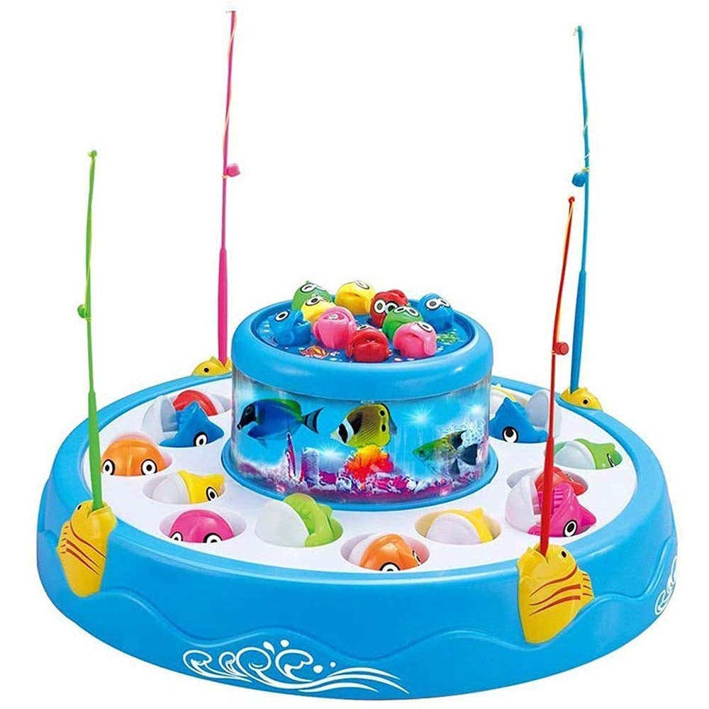 Toyshine Fish Catching Game With 26 Fishes and 4 Pods - Multicolour - 1 U