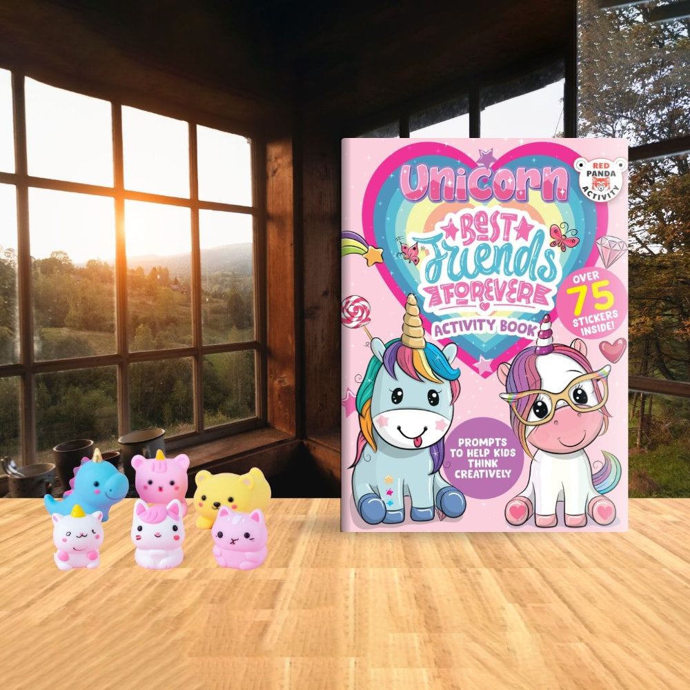 Unicorn Best Friends Forever Activity Book | Red Panda | Children's Book - 1 U