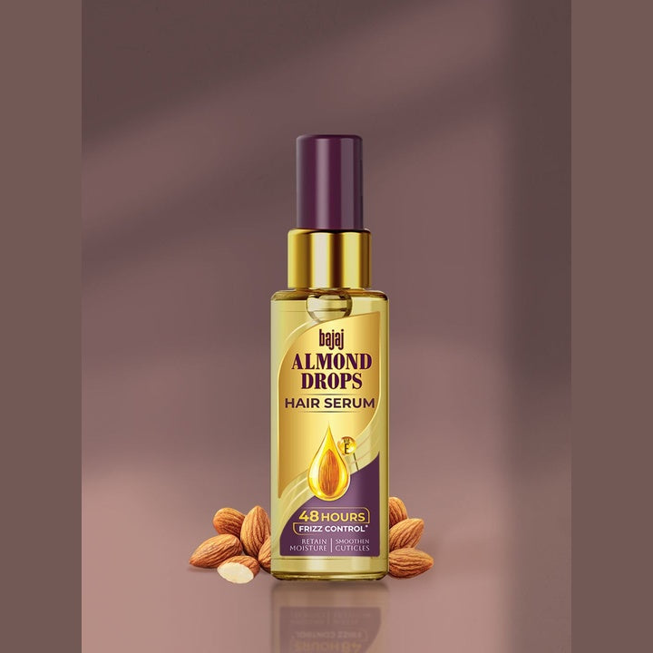 BAJAJ CONSUMER CARE Almond Drops Hair Serum with Almond Oil & Vitamin E - 50 ml
