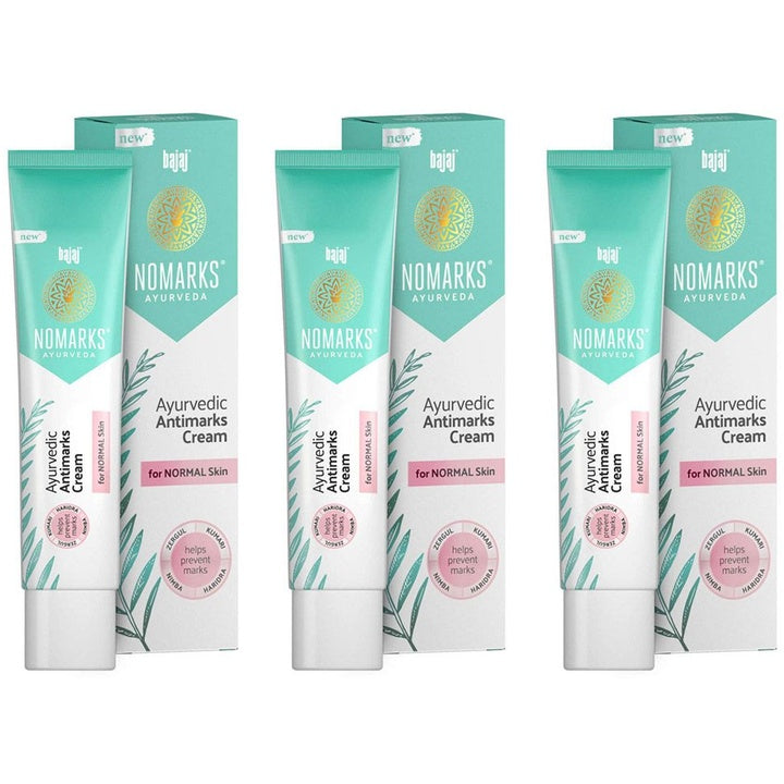 BAJAJ CONSUMER CARE Set of 3 Nomarks Ayurvedic Antimarks Cream - 25 g each