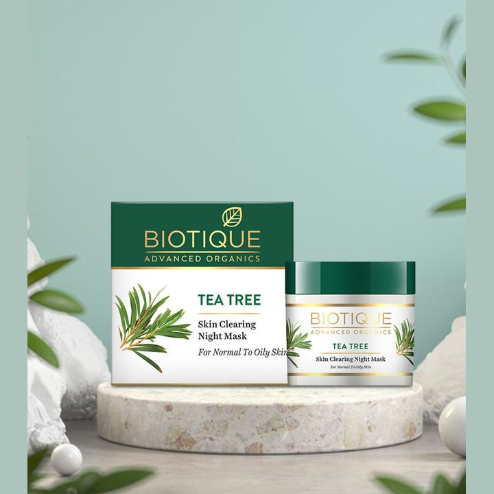 Biotique Advanced Organics Tea Tree Skin Clearing Night Face Mask 50 g