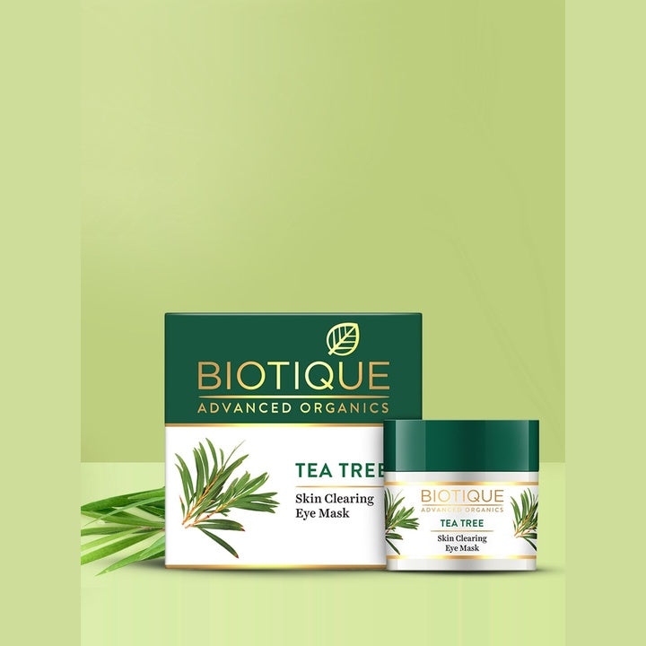 Biotique Women Advanced Organics Tea Tree Skin Clearing Eye Mask 15Gm