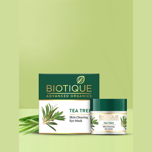 Biotique Women Advanced Organics Tea Tree Skin Clearing Eye Mask 15Gm