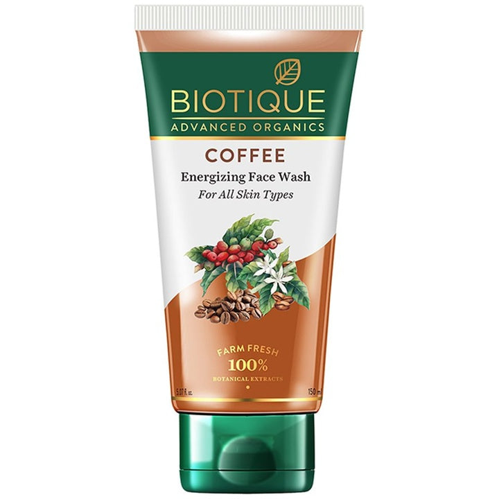 Biotique Advanced Organics Coffee Energizing Face Wash for All Skin Types 150 ml