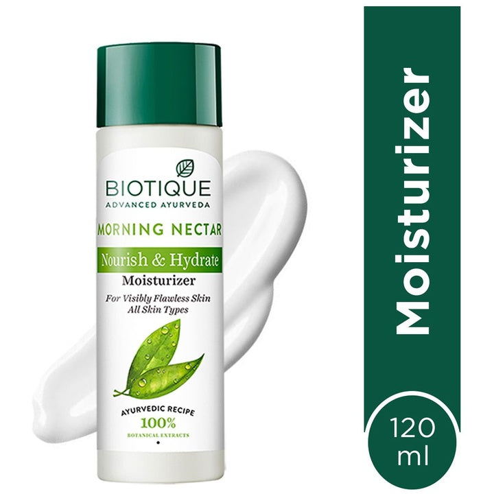 Biotique Morning Nectar Nourish & Hydrate Visibly Flawless Skin Moisturizer - 120ml