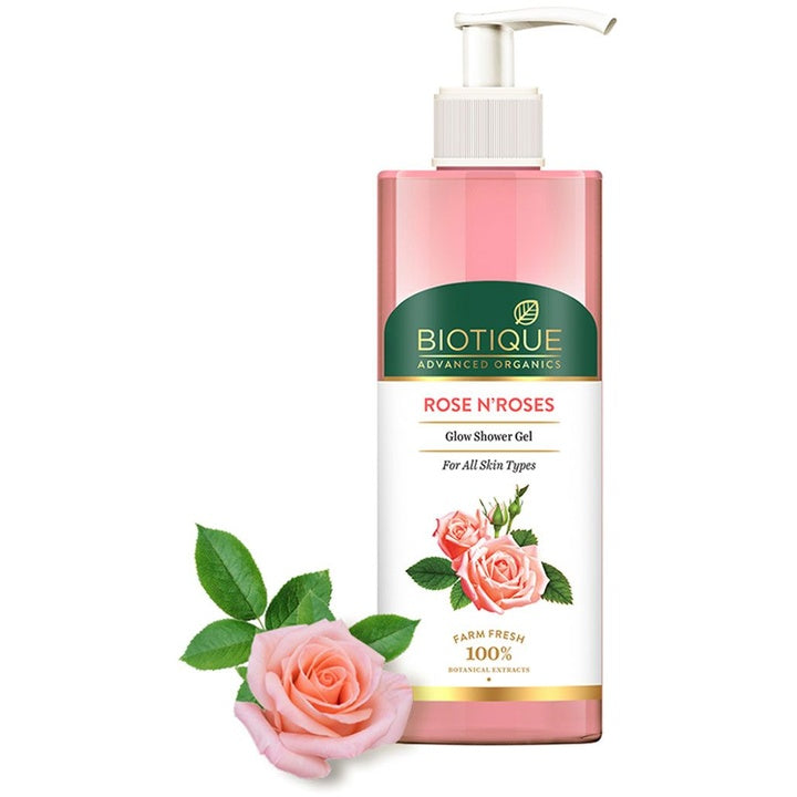 Biotique Advanced Organics Rose N Roses Glow Shower Gel - 200 ml
