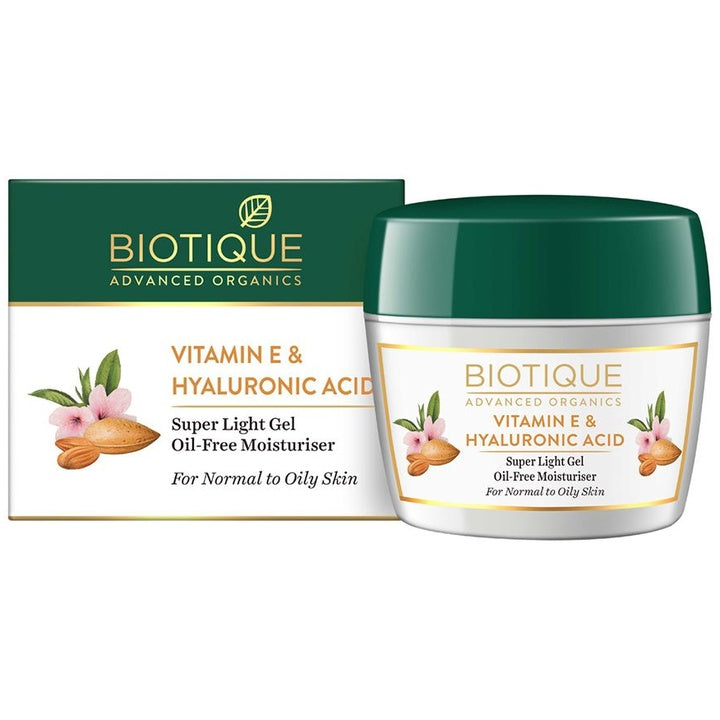 Biotique Advanced Organics Vitamin E & Hyaluronic Acid Super Light Gel Moisturiser - 175g