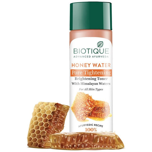 Biotique Honey Water Pore Tightening & Brightening Toner - 120ml