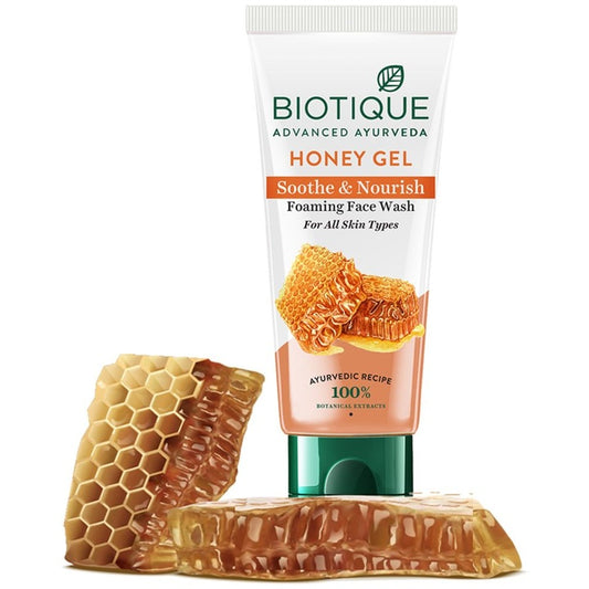 Biotique Unisex Bio Honey Gel Refreshing Foaming Face Wash 100 ml