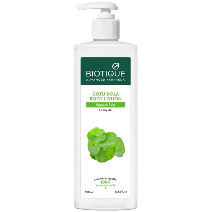 Biotique Gotu Kola Smooth Skin Body Lotion For Dry Skin - 400ml