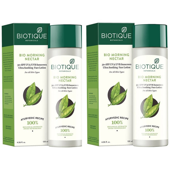 Biotique Set of 2 Bio Morning Nectar Sunscreen SPF 30+ UVA/UVB
