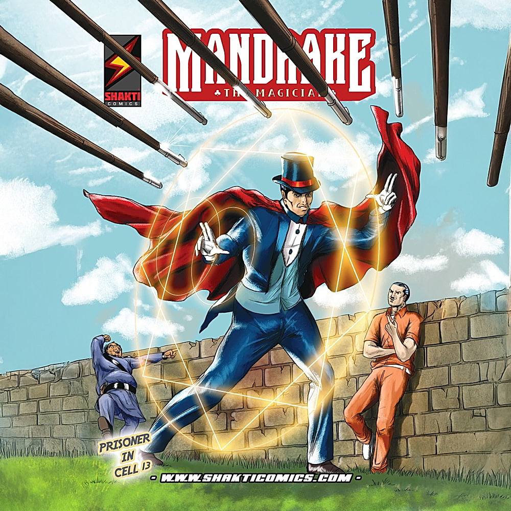 Mandrake Prisoner In Room No. 13 By Lee Falk | Shakti Comics | Graphic Novel - 1 Unit