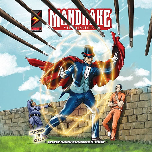 Mandrake Prisoner In Room No. 13 By Lee Falk | Shakti Comics | Graphic Novel - 1 Unit