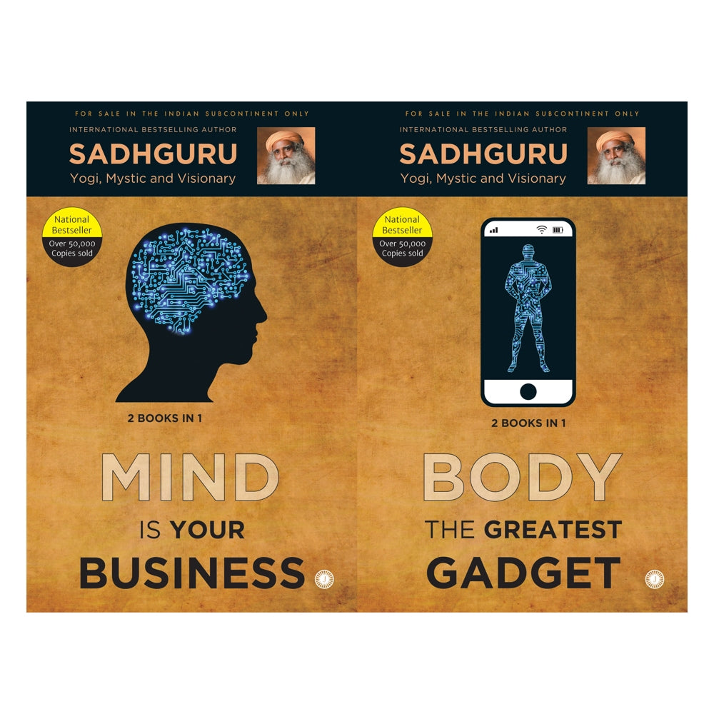 Mind Is Your Business & Body Greatest Gadget By Sadhguru: 2-in-1 | Jaico Publishing | Religion & Spirituality Book - 2 U