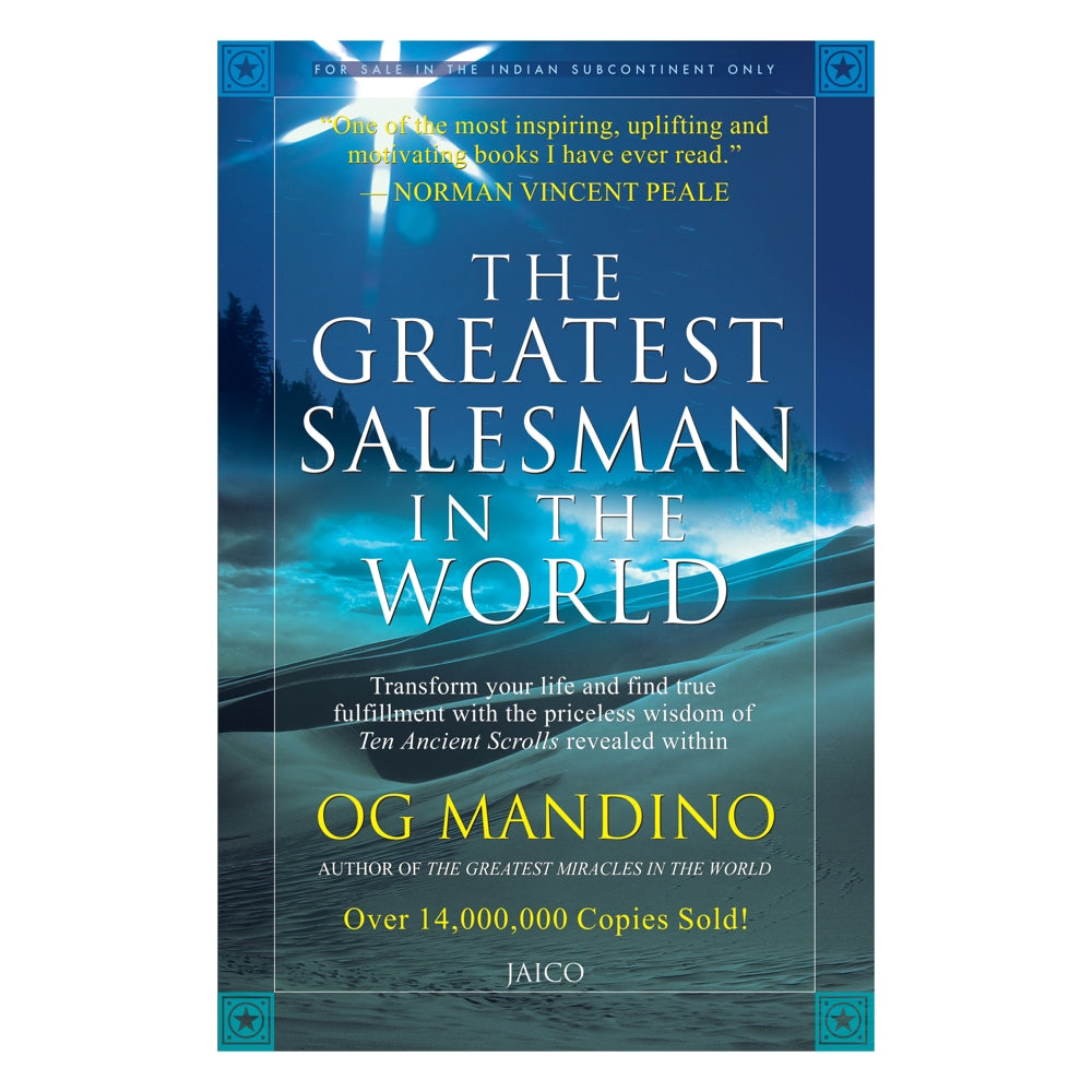 The Greatest Salesman In The World By OG Mandino | Jaico Publishing | Self-Help Book - 1 U