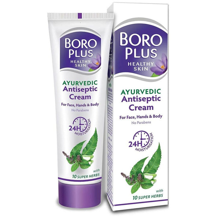 BOROPLUS Ayurvedic Antiseptic Cream with 10 Super Herbs - 120 ml