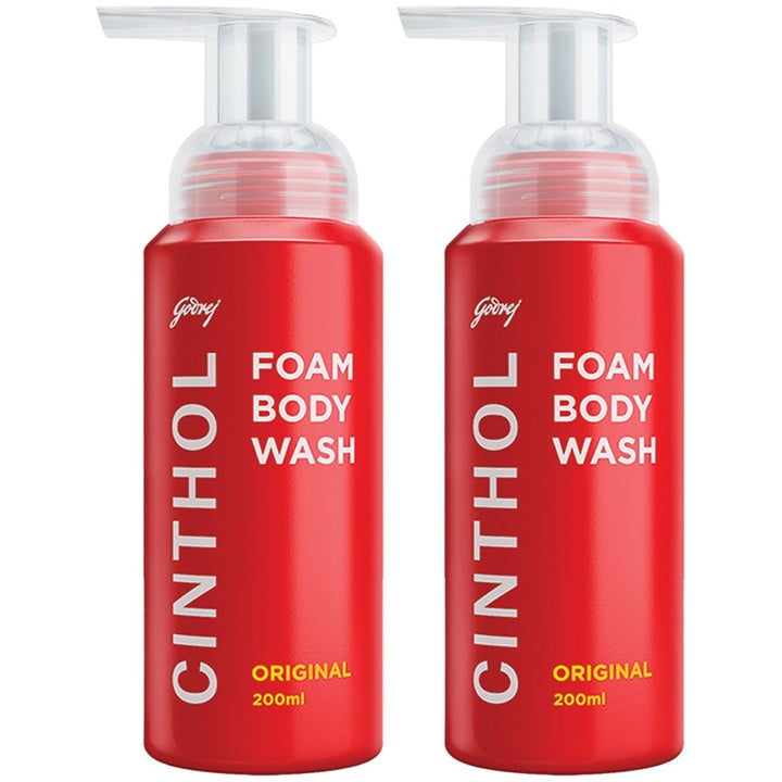 CINTHOL Set of 2 Original Foam Body Wash - 200 ml each