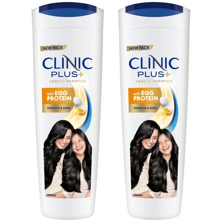 Clinic Plus Set Of 2 Strength & Shine Shampoo With Egg Protein - 355ml Each