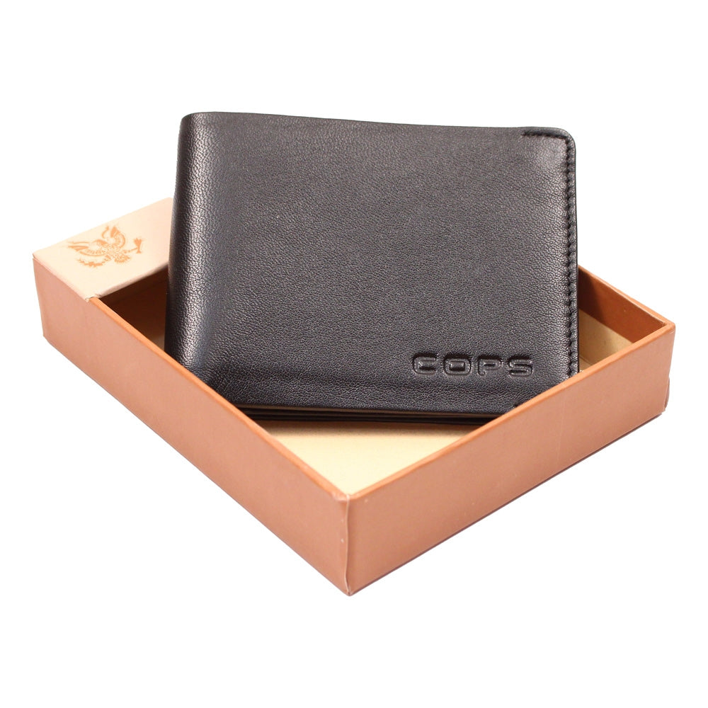 Cops Leather Wallet - Black (46) - 1 U