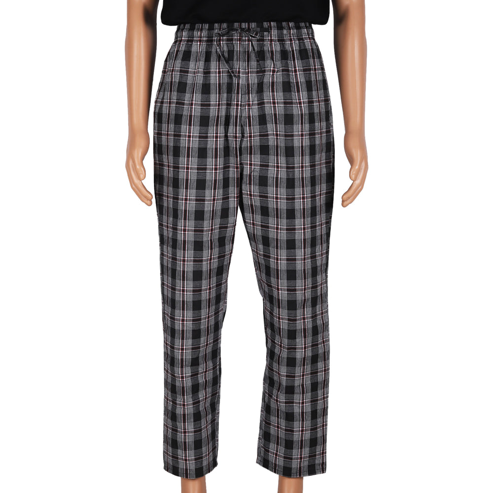DI COTONE Pyjama checks - Dark Grey (S)