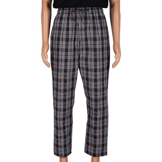 DI COTONE Pyjama checks - Dark Grey (S)