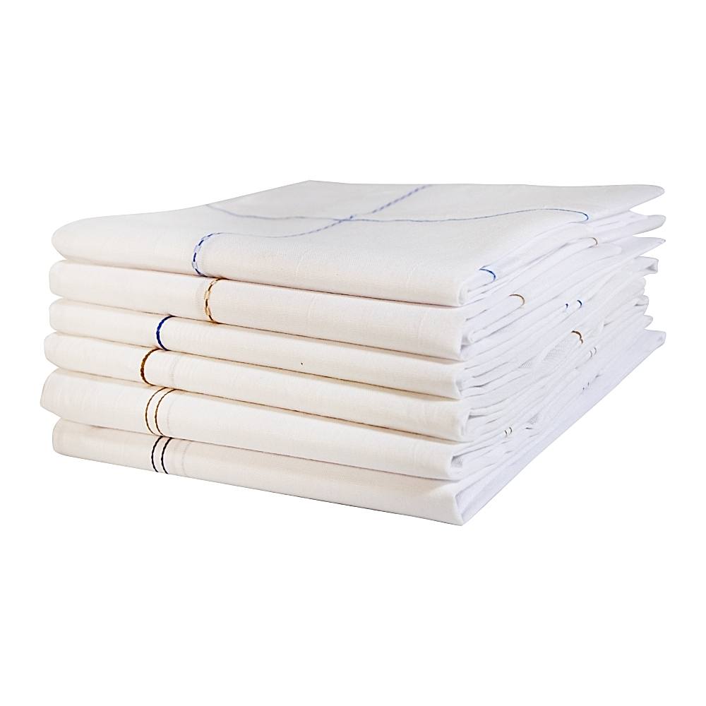 Dutch Harbor Gent's Hanky - White - 6 U