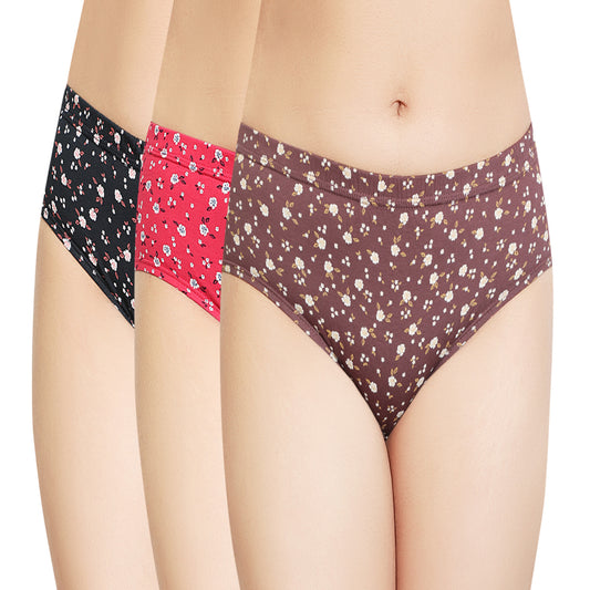 In Shape Ladies Inner Elastic Hipster Panties 1644 - 3 Pieces - 85 cm
